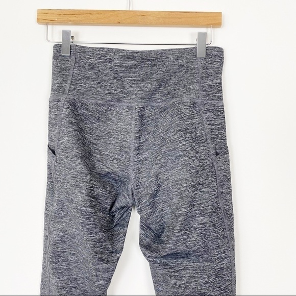 LIKE NEW CHAMPION Heathered Grey Hi Rise Leggings - Picture 3 of 7